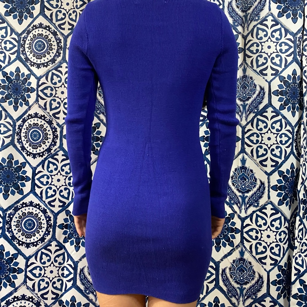 K-fashion Blue knit dress - Picture 6 of 16